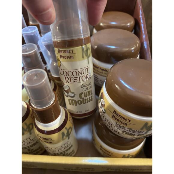 Nature’s Protein Coconut Restore Hair Care Display Set – Travel Size- Lot Of 30+ - Picture 9 of 11